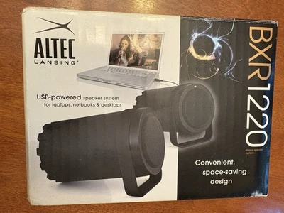 Altec Lansing BX1220 USB Powered Speakers Desktop/Laptop Audio System - Image 1 of 4