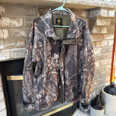 Browning куртка мужская XL камуфляж охоты пальто Hydro флис с подкладкой Gore-Tex на открытом воздухе - Изображение 1 из 4