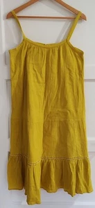 ME AND EM – gelbes Baumwoll-Sommerkleid für Damen Größe 10 - Bild 1 von 14