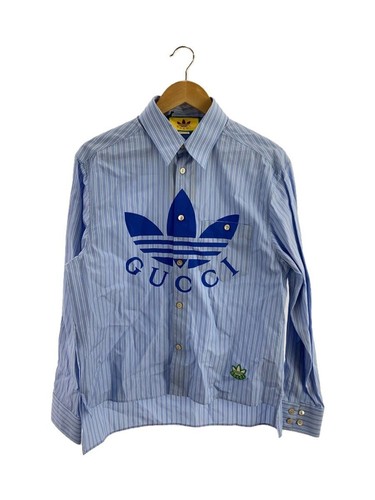 Camicia Gucci in cotone a righe stella 15 5 cotone a righe blu 719889