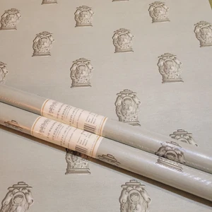 3ct Wallpaper Ronald Redding Designs #MG8131 Sage Pale Green 60sq. Ft. lot of 3 - Picture 1 of 11