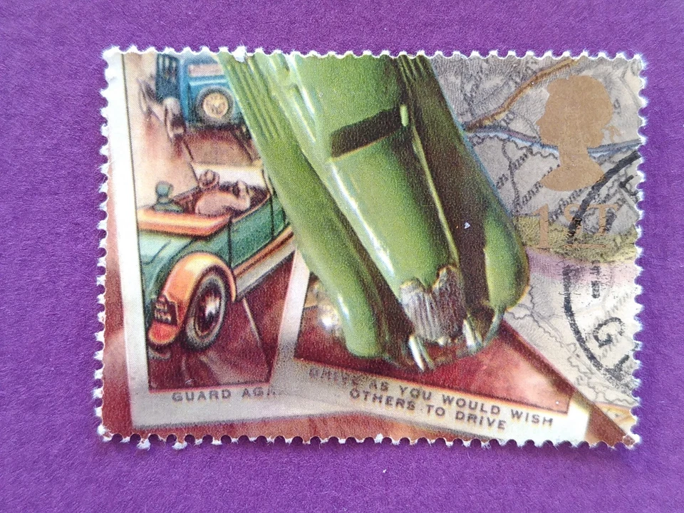 GB 1992 Greetings Memories 1st class Model Car Cigarette Cards SG1595 Used XF/S - Image 1 of 1