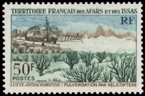 AFARS et ISSAS 335 - Kampagne gegen Heuschrecken ""Hubschraubersprühen"" (Pb52882) - Bild 1 von 1