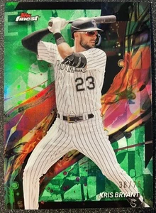 2024 Topps feinster Kris Bryant Common Green Refraktor/75 Colorado Rockies #3 - Bild 1 von 2