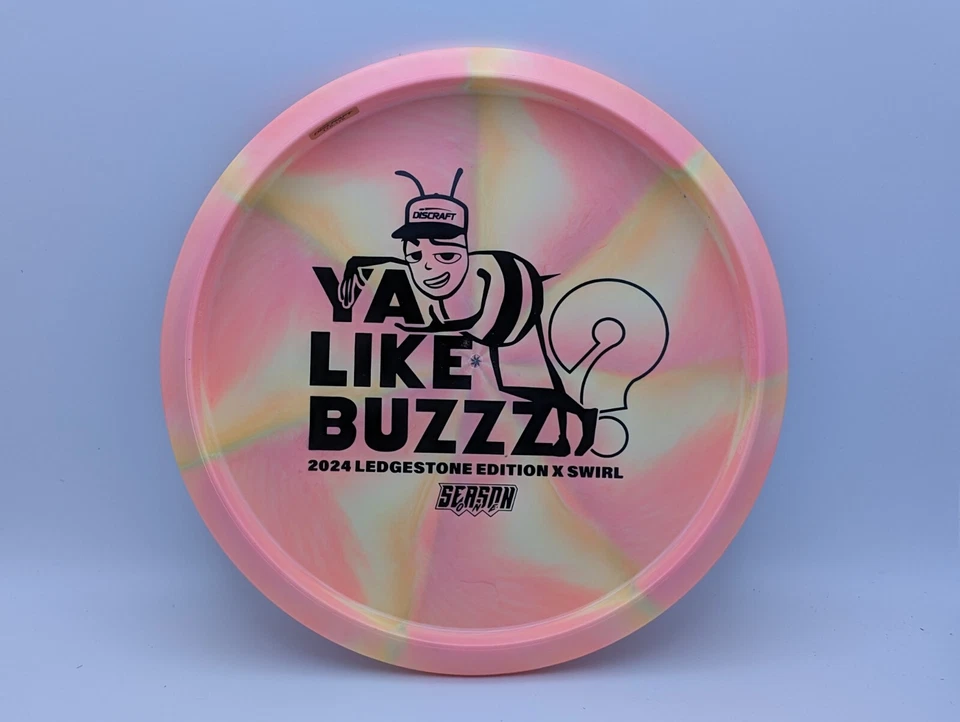 DISCRAFT LEDGESTONE X SWIRL BUZZZ | CHOOSE COLOR & WEIGHT | Disc Golf Disc - Image 1 of 1