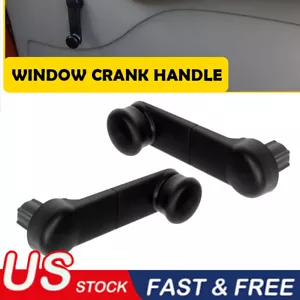 Inside Manual Window Crank Handles Black for 1993-2014 Ford RANGER F150 F350 US - Picture 1 of 10