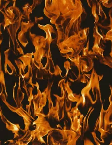 Feuerwehrstoff, BTY, Fire Flames Stoff, Feuerwehrmann, TTF C7734 TheFabricEdge - Bild 1 von 2