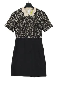 Yumi Women's Midi Dress UK 10 Black Viscose - Picture 1 of 7