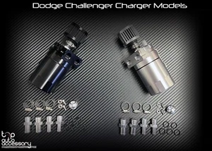 Oil Catch Can Tank Kit Baffled Reservoir w/ Breather Filter for Dodge Challenger - Picture 1 of 14