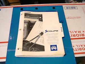 1991 Hyundai Scoupe Electrical/Wiring Diagrams Manual/ Original Equipment - Picture 1 of 3