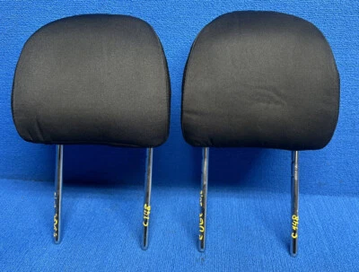 ✅2015-2016 JUEGO REPOSACABEZAS ASIENTO DELANTERO IZQUIERDO Y DERECHO FORD EDGE TELA NEGRO OEM Foto 1 de 4