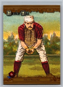 Jim O'Rourke 2022 Historic Autographs Gilded Age RADIANT #58 Trading Card /500