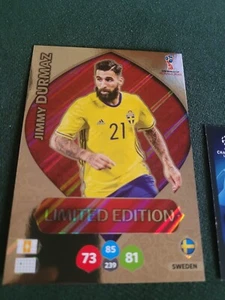 Panini FIFA World Cup 2018 Adrenalyn XXL Limited Jimmy Durmaz Sweden  RARE!!! - Zdjęcie 1 z 1