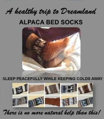 Útil, Único y Original Regalo para Hombre Cama Alpaca/Calcetines para Dormir Foto 1 de 4