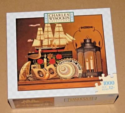Rompecabezas de 1000 piezas Forget Me Not... Charles Wysocki 2006 MB Hasbro... Precintado Foto 1 de 4