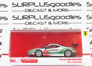 2023 Tarmac Works Hobby64 2016 Ferrari 458 Italia GT3 KasperSky #T64-074-16SPA49 - Bild 1 von 7