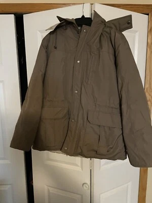 Chaqueta London Fog Cremallera con Capucha Desmontable Tostada Con Acento Beige Talla 44 Regular Foto 1 de 4