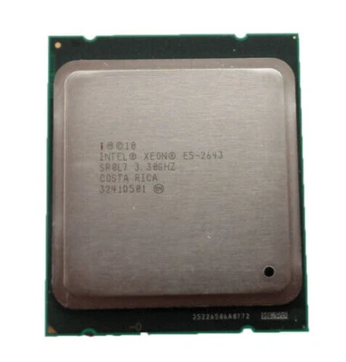 Intel Xeon E5-2643 V2 3.3GHz 6-Core 2643V2 PROCESSOR Socket CPU 130W SR19X - Image 1 of 2