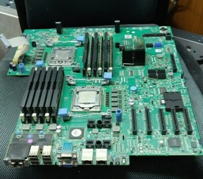 DELL 9CGW2 POWEREDGE T610 MOTHERBOARD SYSTEM BOARD w/2x E5620 QUAD CPU, 12GB - Image 1 of 2