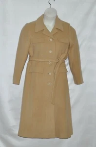 Joan Rivers Button Front Coat with Lining Size S Camel - Picture 1 of 2