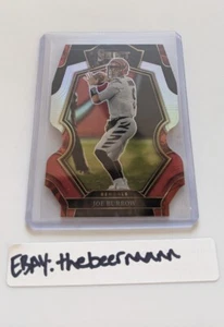 JOE BURROW 2022 Select - Premier Level Die Cut Black & Red Prizm #120 Bengals - Picture 1 of 2