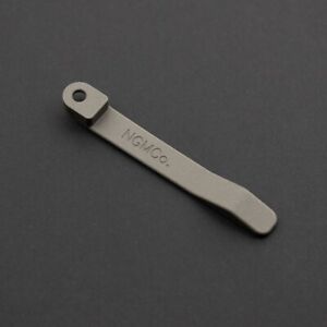 NEW! Nice Guy Machine Co. Titanium Pocket Clip for Chris Reeve Knives NGMCo CRK