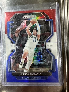 2021-22 Panini Prizm #223 Luka Doncic Red White and Blue - Picture 1 of 2