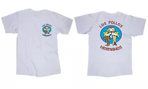 Los Pollos Hermanos Logo weißes T-Shirt Breaking Bad - Bild 1 von 1
