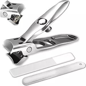 Nail Clippers for Men Women Thick Nails, Large Wide Jaw Opening Toe Nail Clipper - Picture 1 of 6