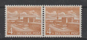 Berlin Michel-Nr. 112 waagerechtes Paar postfrisch ** mit Originalgummierung - Bild 1 von 2