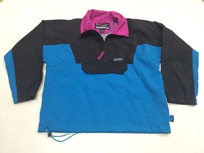 Pullover cortavientos Sierra blanco 1/4 cremallera para hombre talla M bolsillo frontal vintage años 90 Foto 1 de 4