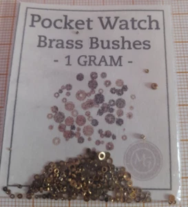 Pocket watch brass bushes - 1 gram - assorted - Picture 1 of 4