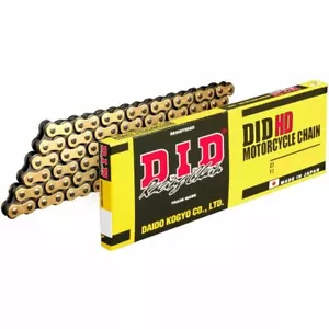 DID Std Gold and Black Chain 520 / 120 links KTM SXF SX 125 250 350 450 - Picture 1 of 1