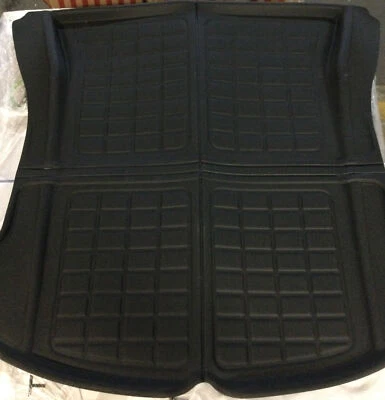 Black Trunk Mat Cargo Liner for Tesla Model 3 2017-2023 All Weather Waterproof Foto 1 de 3