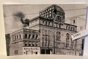 Frühe Latrobe Pa Rolling Rock Bier Brauerei Brauhaus Gebäude Schild neue Postkarte - Bild 1 von 1