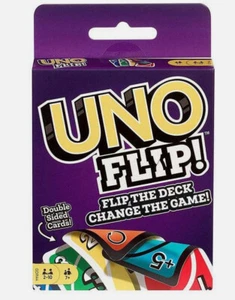 UNO Flip Playing Cards Double Sided Cards 112 Cards AU Stock Brand NEW - Picture 1 of 11