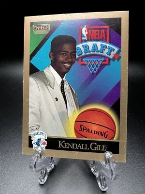 1990-91 Skybox - #356 Kendall Gill (RC) Hornets - Image 1 of 2