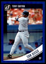 2018 Donruss Holo Blue #165 Tony Gwynn