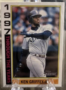 2025 Topps Heritage - Ken Griffey Jr. #TTY-12 Through The Years 1997 - Mariners - Picture 1 of 2