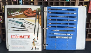 Salesman Sample DIXON Writing Products F.T.R. Matte Drafting Pencils & Leads - Picture 1 of 9