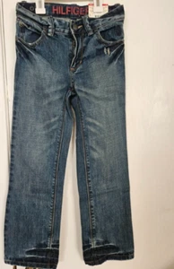 Tommy Hilfiger Boy's Size 7 Distressed Straight Jeans-Adjustable Waist-NWT! - Picture 1 of 14