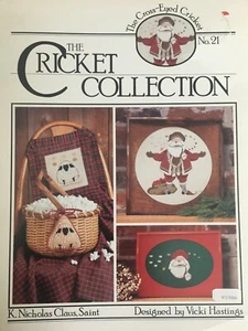 The Cricket Collection K Nicholas Claus Saint Christmas Cross Stitch No 21 Santa - Picture 1 of 4