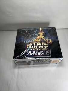 Star Wars 1999 Topps Chrome Archives Trading Cards Sealed Box of 36 Packs