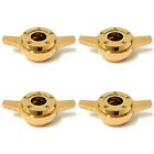 2 BAR GOLD SPINNER ZENITH STYLE LA WIRE WHEEL KNOCK OFF (set of 4 pcs) S14