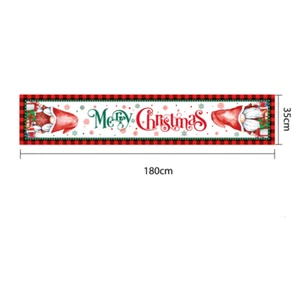Buon Natale tavolo corridore ornamento cucina tavolo da pranzo decorazione festa - Foto 1 di 1