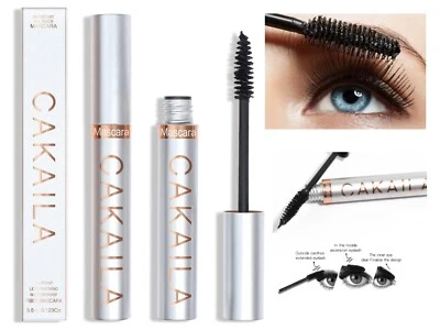 Fibre Mascara Eyelash Waterproof Extension Volume Long Lasting 4D Silk MakeUp