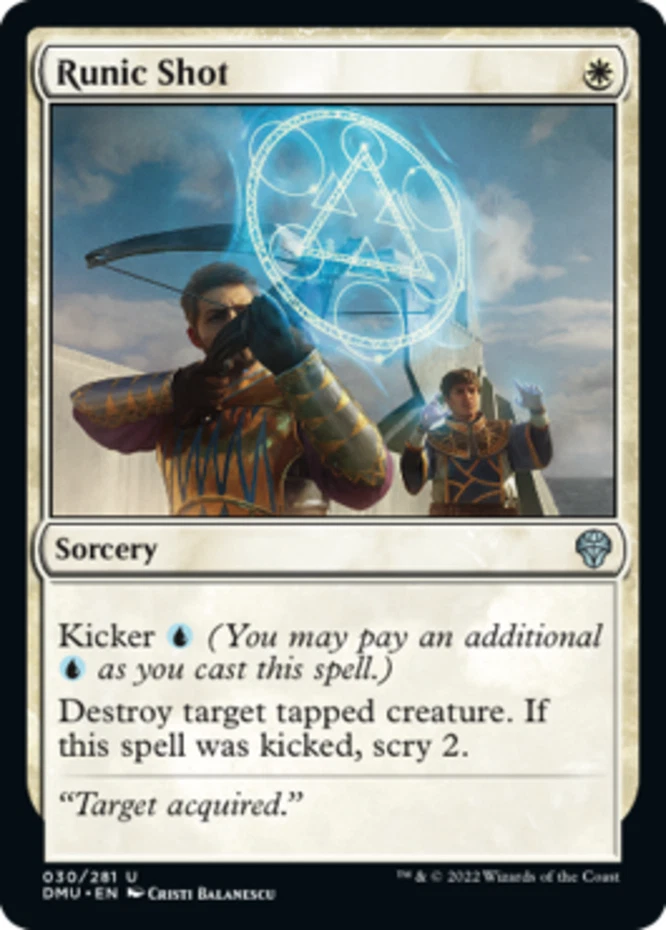 x4 Runic Shot U MTG Dominaria United M/NM, English - Image 1 of 1