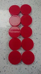 Board Magnete 10er Pack 35 mm rund ROT - Bild 1 von 1