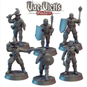 Mercenarios (6 modelos) | p. ej. para Broheim, Frostgrave - Imagen 1 de 8