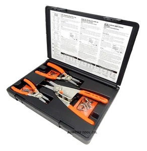 Lang Convertible Reversible Retaining Ring Plier Set 3pc Snap Ring 1465 - Picture 1 of 6